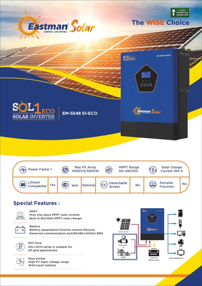 estman off grid inverter5.5 انفيرتر